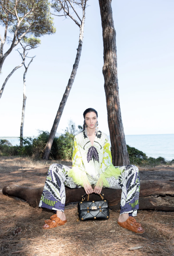 Valentino Resort 2021 Silk Kaftan Dress - 2