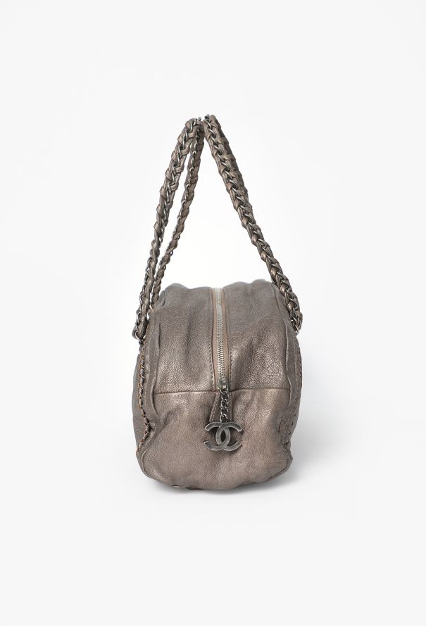 Chanel Metallic Ligne Bowler Bag - 3