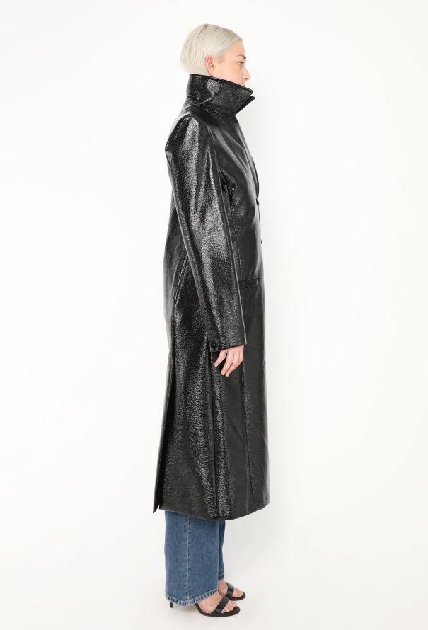 Courrèges 2024 Vinyl Buckle Trench Coat - 4