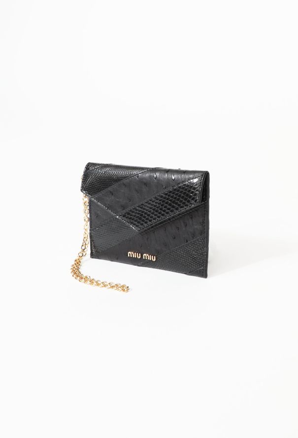Miu Miu 2019 Exotic Enveloppe Wallet - 3
