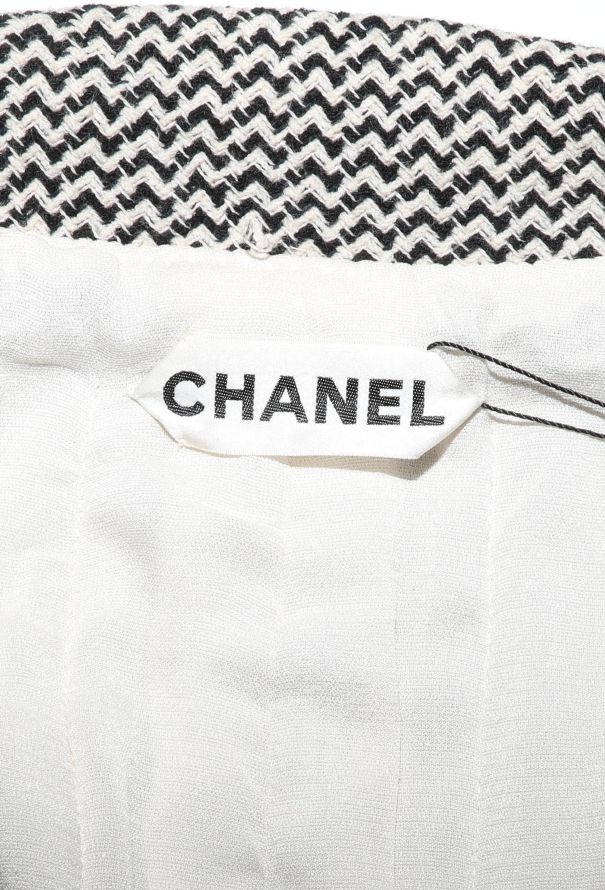 Chanel Haute Couture 2008 Chevron Tweed Jacket - 8