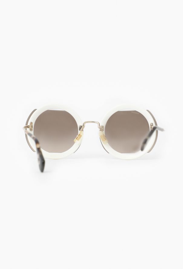 Miu Miu 2018 Evolution Cut-Out Sunglasses - 4