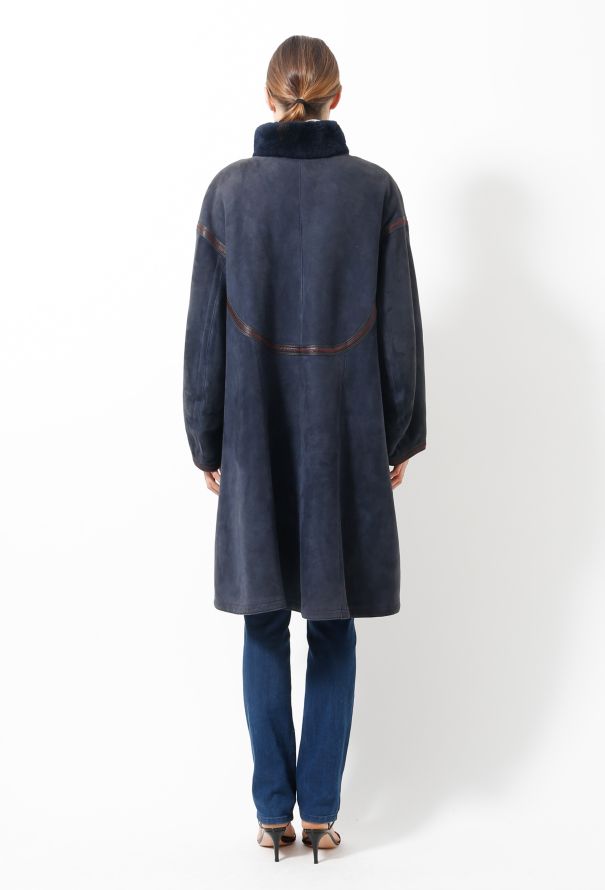 Saint Laurent 80s Shearling Coat - 6