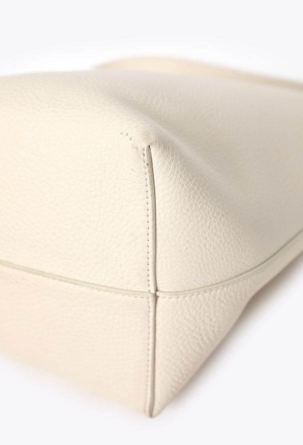 The Row White Small Park Tote Bag - 9