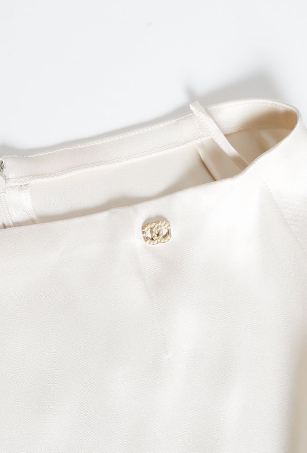 Chanel Timeless Bicolor Silk Skirt - 5