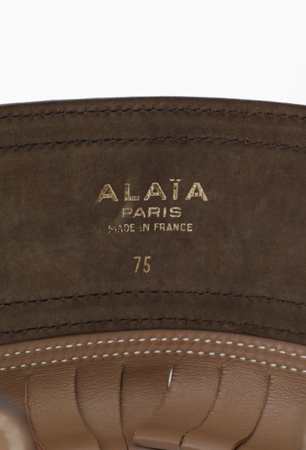Alaïa S/S 1987 Fringed Corset Belt - 6