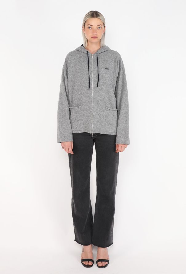 Miu Miu Double-Face Cashmere Hoodie, 2025 - 3