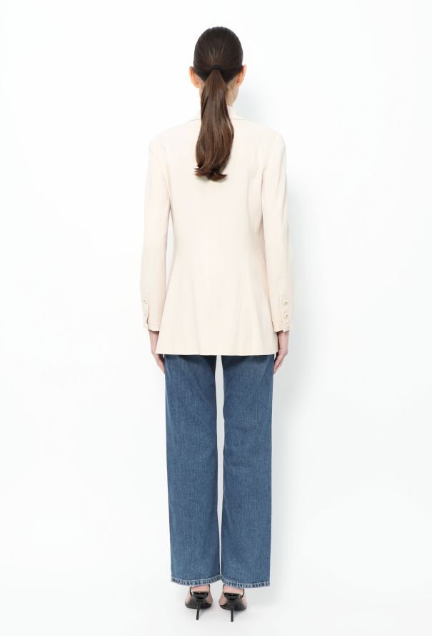 Chanel 1997 Notched 'CC' Pocket Jacket - 5