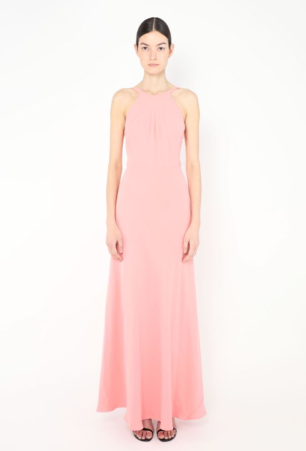 Dior 2016 Pleated Halter Bias Gown - 2