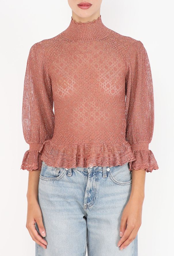 Chloé Crochet Lurex Blouse, 2026 - 1