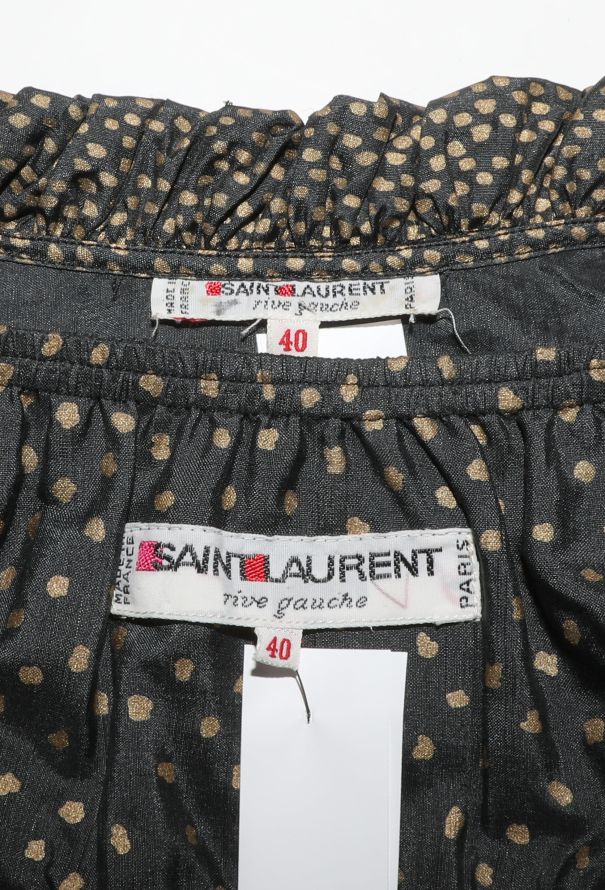 Saint Laurent Paisley Dupont Silk Ensemble, 1981 - 9