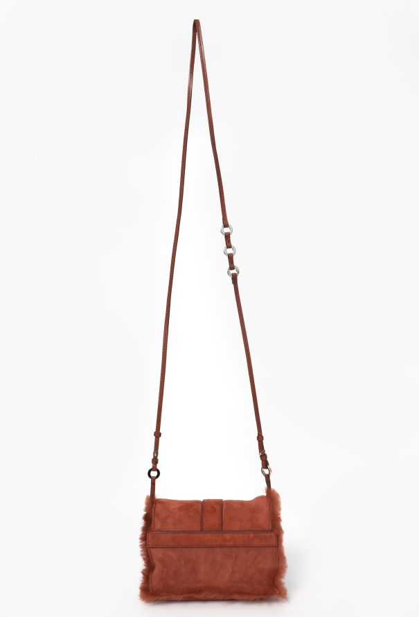 Loro Piana Suede & Shearling-Trim Pouch - 4