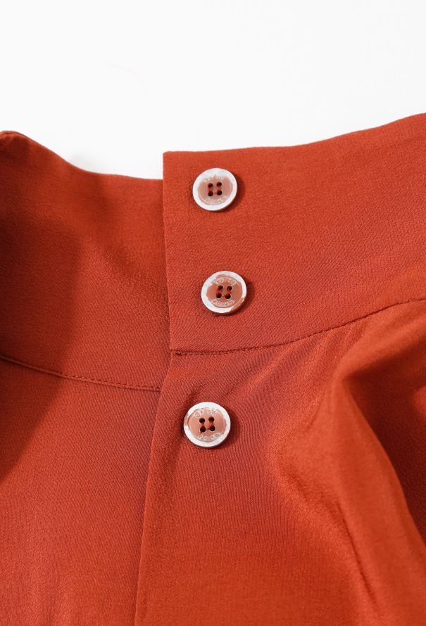 Chloé 2018 Asymmetrical Pleated Shirt Dress - 7