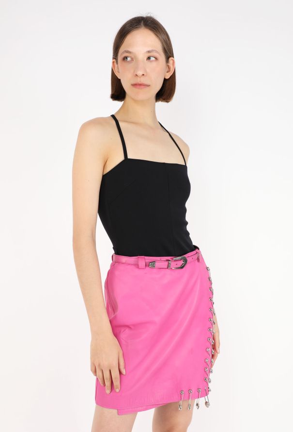 Gianni Versace Safety Pin Leather Skirt, S/S 1994 - 7
