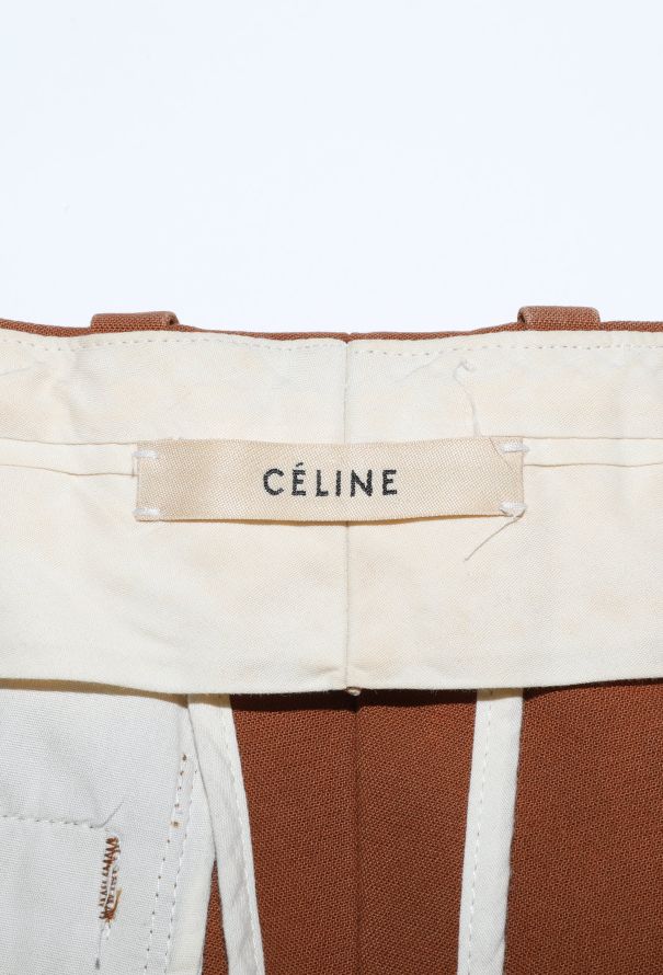 Céline Classic Flared Cotton Trousers - 5