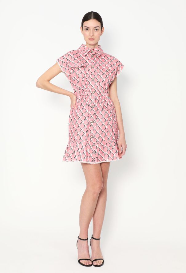 Chanel 2018 Graphic Denim 'CC' Dress - 1