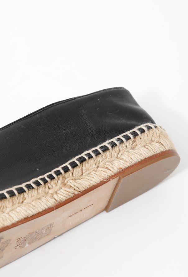 Céline Babouche Leather Espadrille - 7