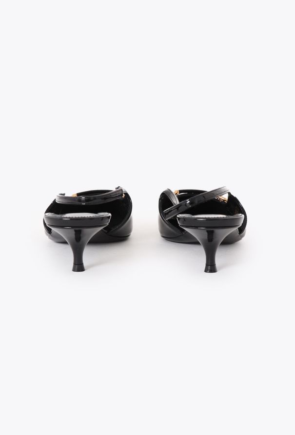 Saint Laurent 2024 Carine Patent Slingback Heels - 4