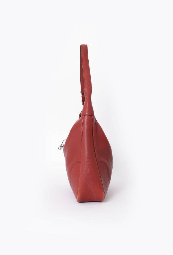Hermès Red Swift Trim Bag - 5