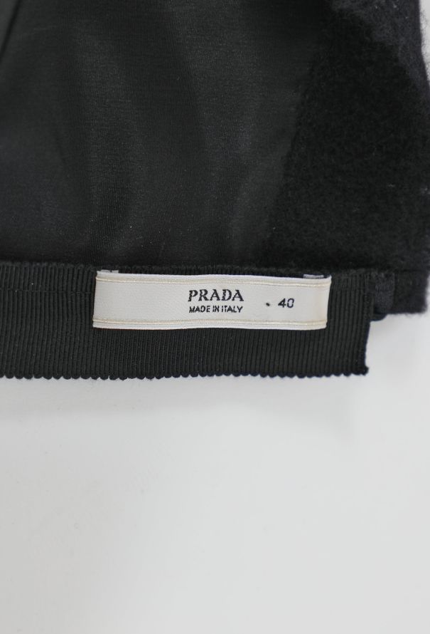 Prada 2007 Ruched Bow Cocktail Dress - 5