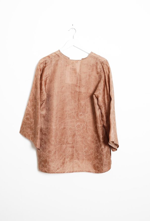 Oscar De La Renta Paisley Print Silk Ensemble - 9