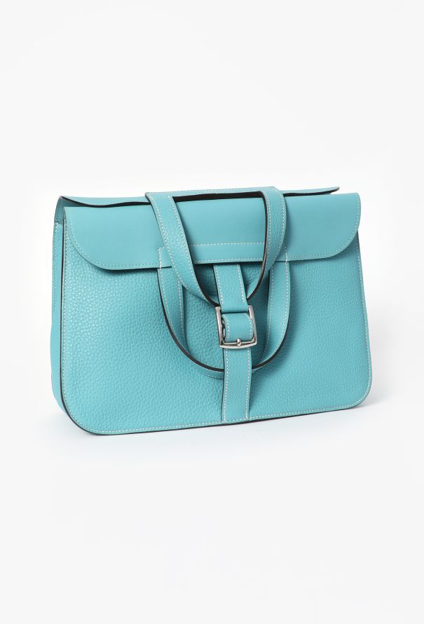 Hermès Bleu Jean Taurillon Clémence Halzan 31 - 6