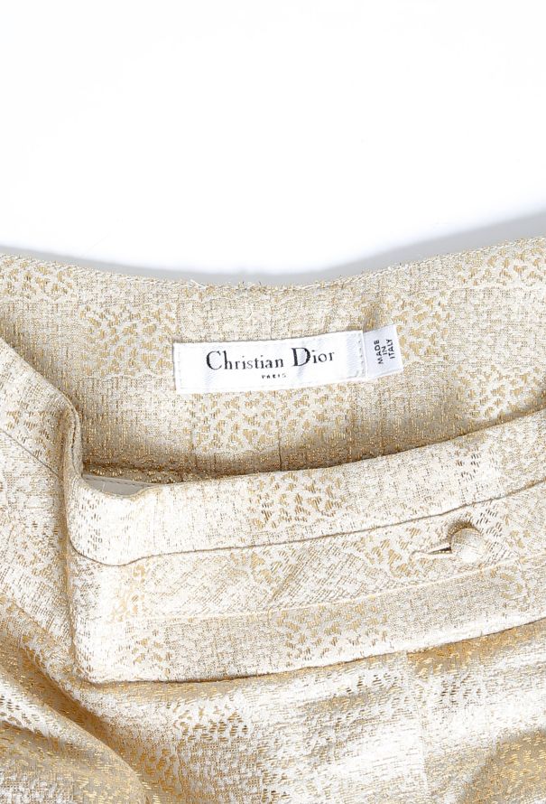 Dior Resort 2008 Metallic Brocade Trousers - 5