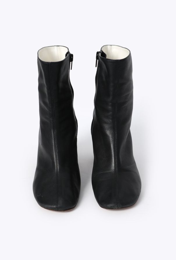 Céline Elliptic Leather Ankle Boots - S/S 2018 - 3