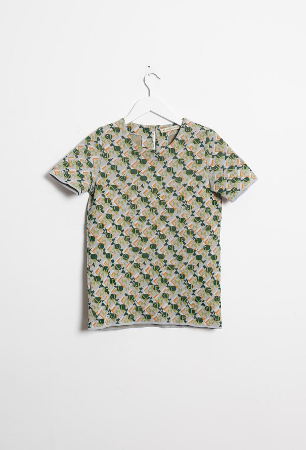 Balenciaga Resort 2011 Printed Knit Top - 6