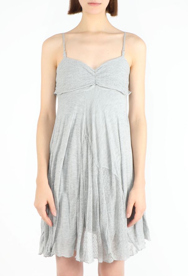 Balenciaga 2007 Heathered Jersey Slip Dress - 1