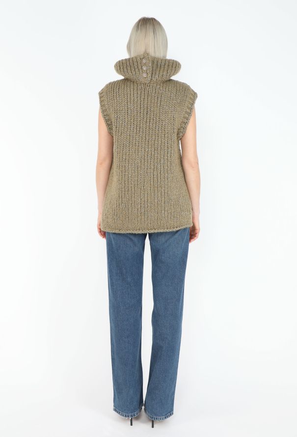 Chanel CAMPAIGN F/W 2015 Mohair Turtleneck Vest - 8