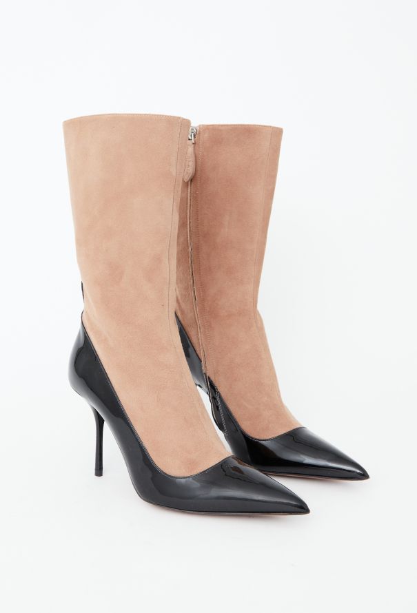 Alaïa F/W 2022 Suede Stiletto Boots - 4