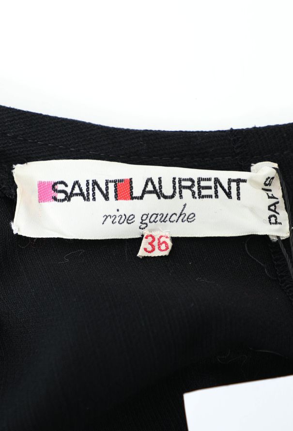 Saint Laurent Collector 1969 Haute Couture Lace Dress - 5