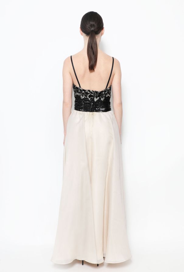 Jean-Louis Scherrer Couture '70s Embellished Bustier Gown - 4