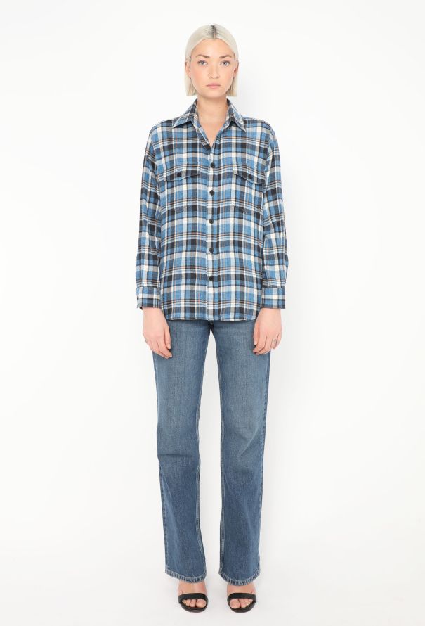 Saint Laurent S/S 2016 Flannel Shirt - 3
