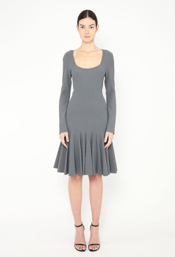 Alaïa Fluted Skater Dress - 3