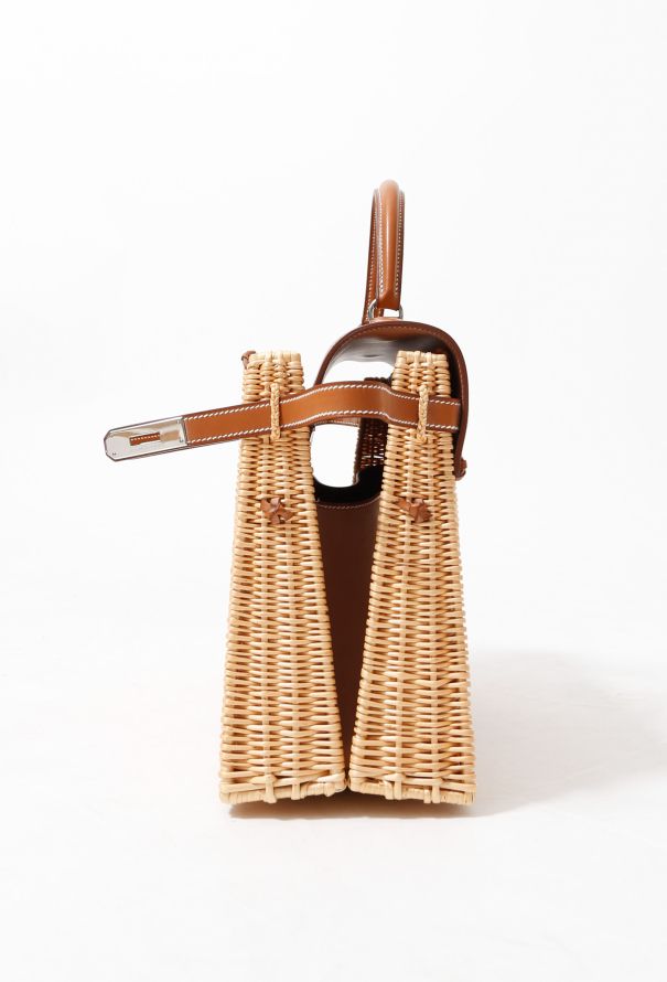 Hermès Collector Barenia & Osier Picnic Kelly 35 - 7