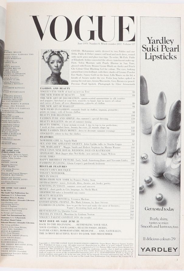 VOGUE UK 1970 David Bailey Summer Set - 7