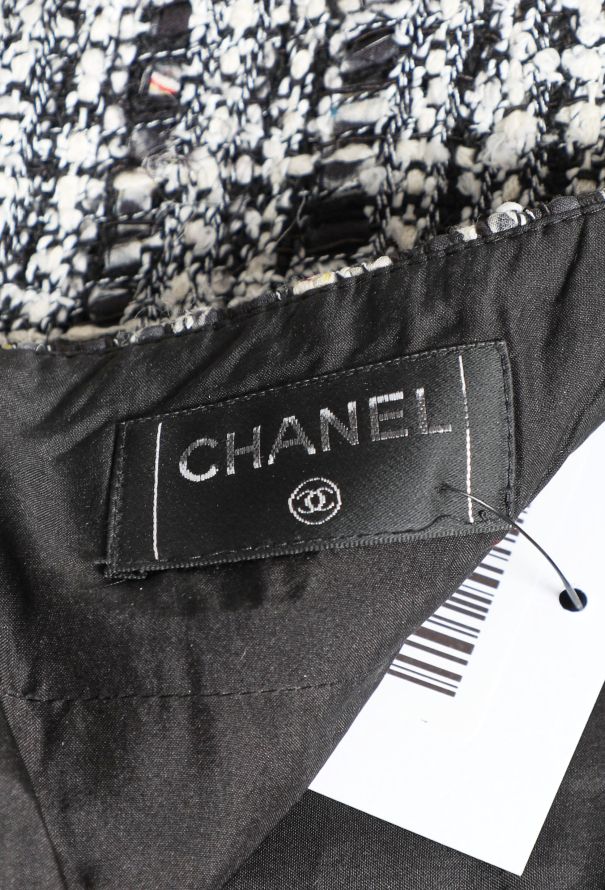 Chanel Timeless Tweed Fringe Trim Skirt - 5