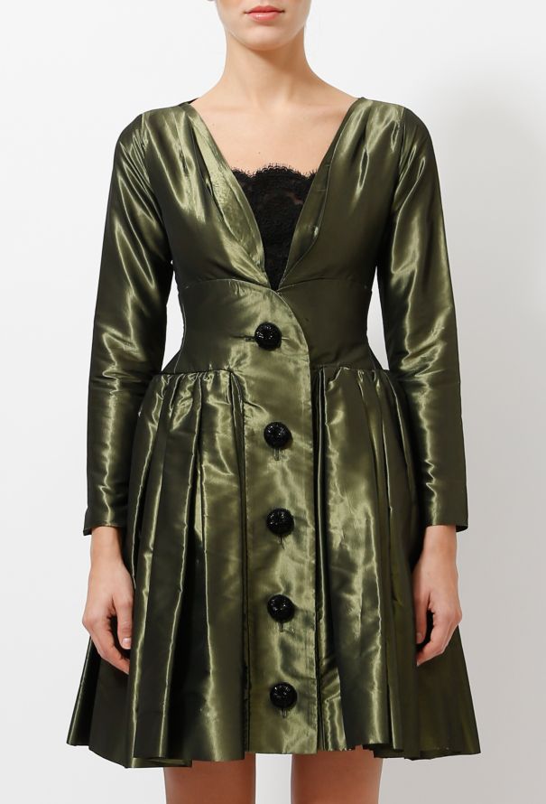 Saint Laurent 1991 Taffeta Dress - 5