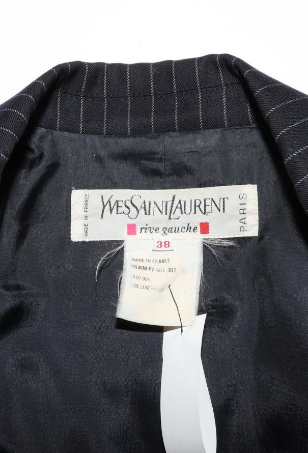Saint Laurent Vintage Tailored Pinstripe Suit - 8