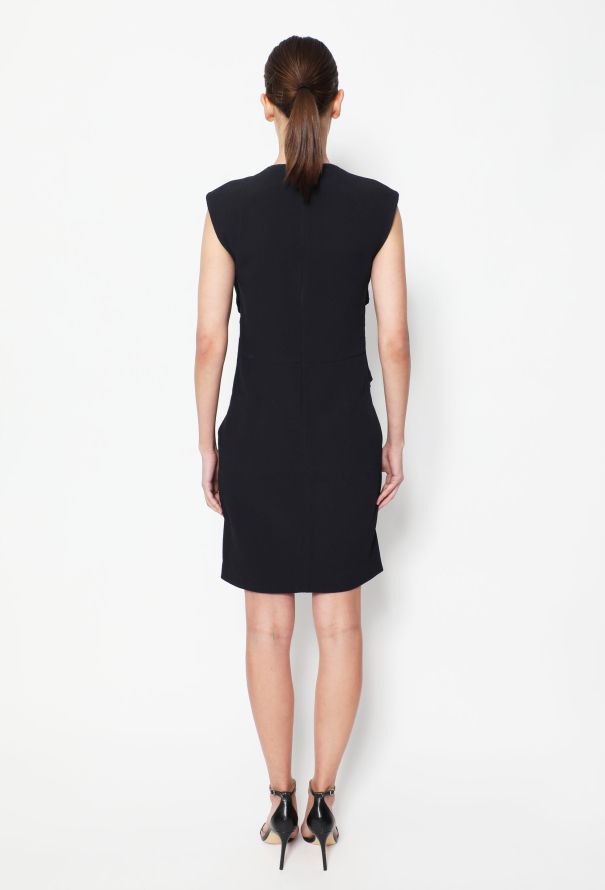 Céline Draped Crêpe Dress - 4