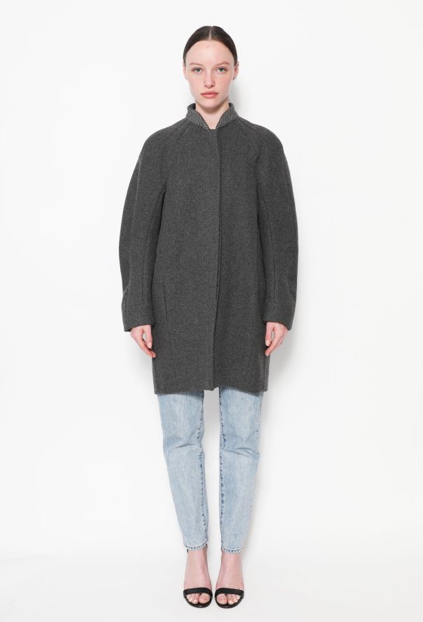 Balenciaga 2008 Woven Scuba Coat - 2