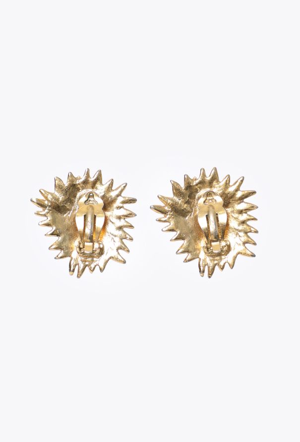 Saint Laurent 1988 Goossens' Sun Earrings - 4
