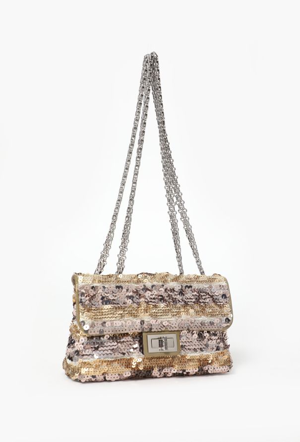 Chanel Sequined Small 2.55 Flap Bag - 3
