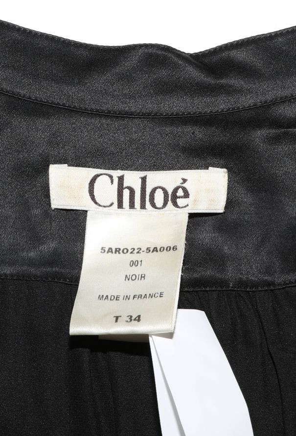 Chloé Pleated Silk Charmeuse Dress - 5