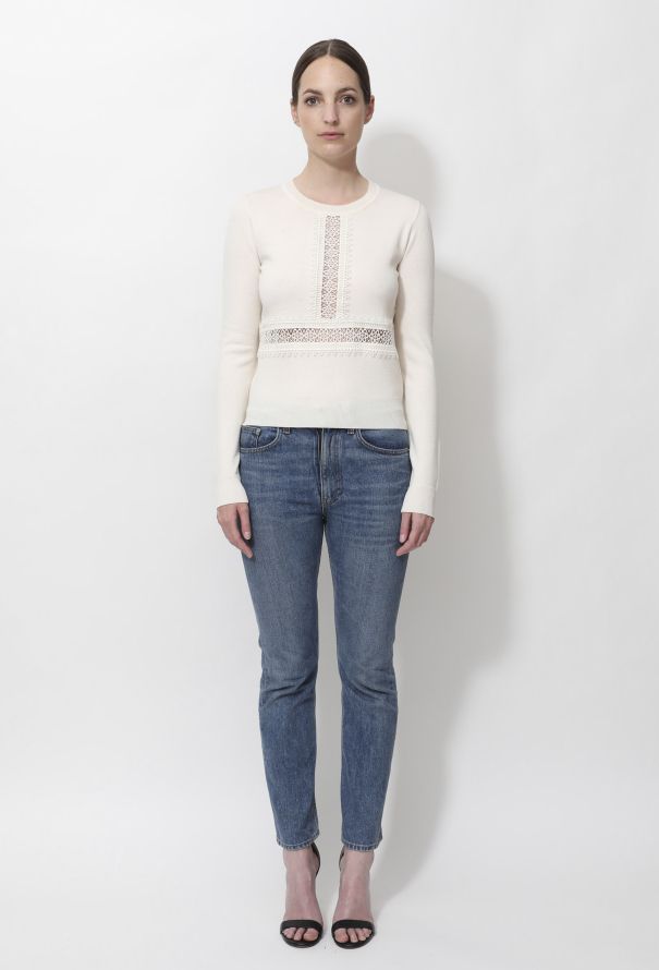 Chloé 2015 Crochet Detail Sweater - 3