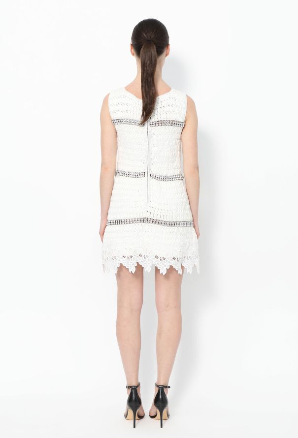 Dolce & Gabbana S/S 2011 Strass Crochet Dress - 5