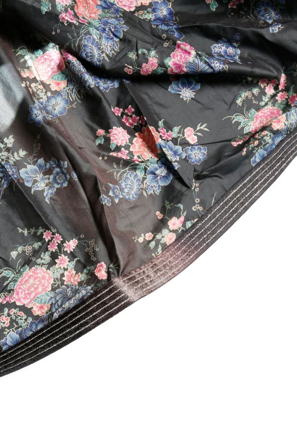 Nina Ricci '70s Bow Tie Floral Skirt - 5
