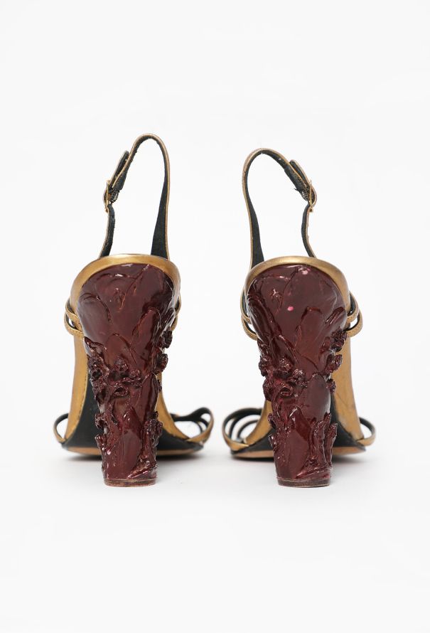 Chanel Massaro Strappy Metallic Sandals, Pre-Fall 2010 - 4
